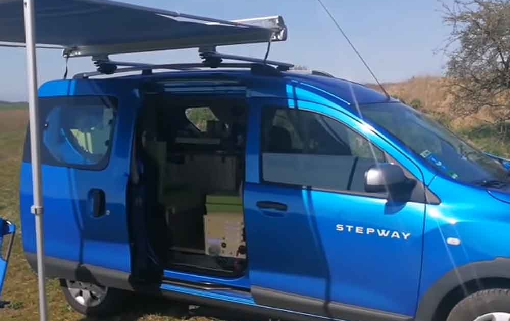 Dacia Dokker Camper mit Vordach