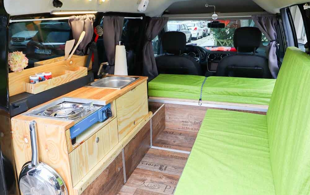 Dacia Minicamper mit Küche, Bett und Heizung
