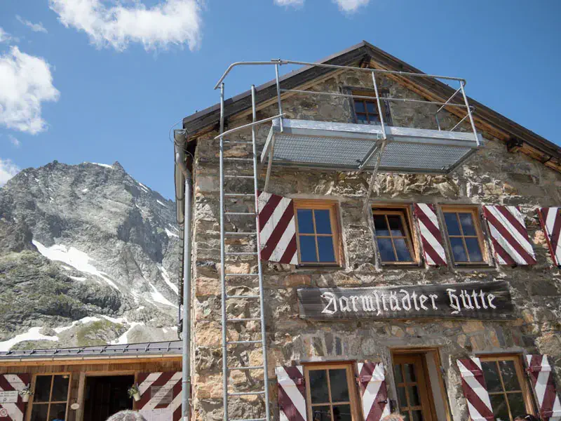 Darmstädter Hütte südlich von St. Anton am Arlberg